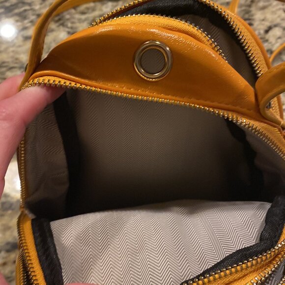 Butterfly Backpack Handbag Yellow Sequin Butterfly mini backpack - Picture 9 of 13